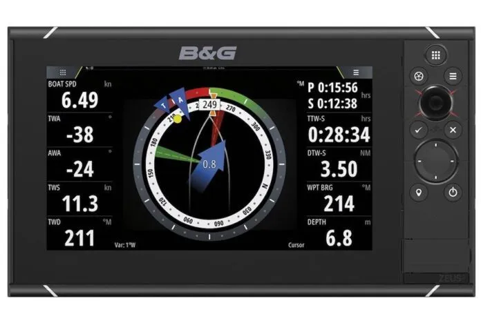 Marine electronics specialist Michael Garretson calls the B&G Zeus³ 9 "top of the hill" in terms of 9-in. chartplotters. Image source: B&G