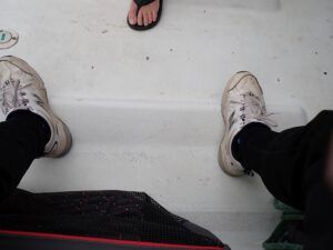 Foot braces. Anything that helps you stay put and drive the boat batter improves safety. (Photo/ Drew Frye)