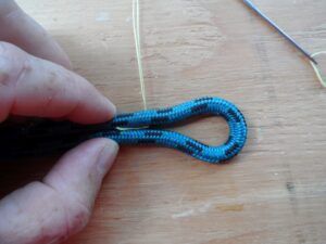 A starting knot can be tucked inside. (Photo/ Drew Frye)