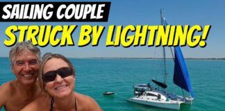Bahamas Lightning Strikes Catamaran, FRIES EVERYTHING! video from Practical Sailor