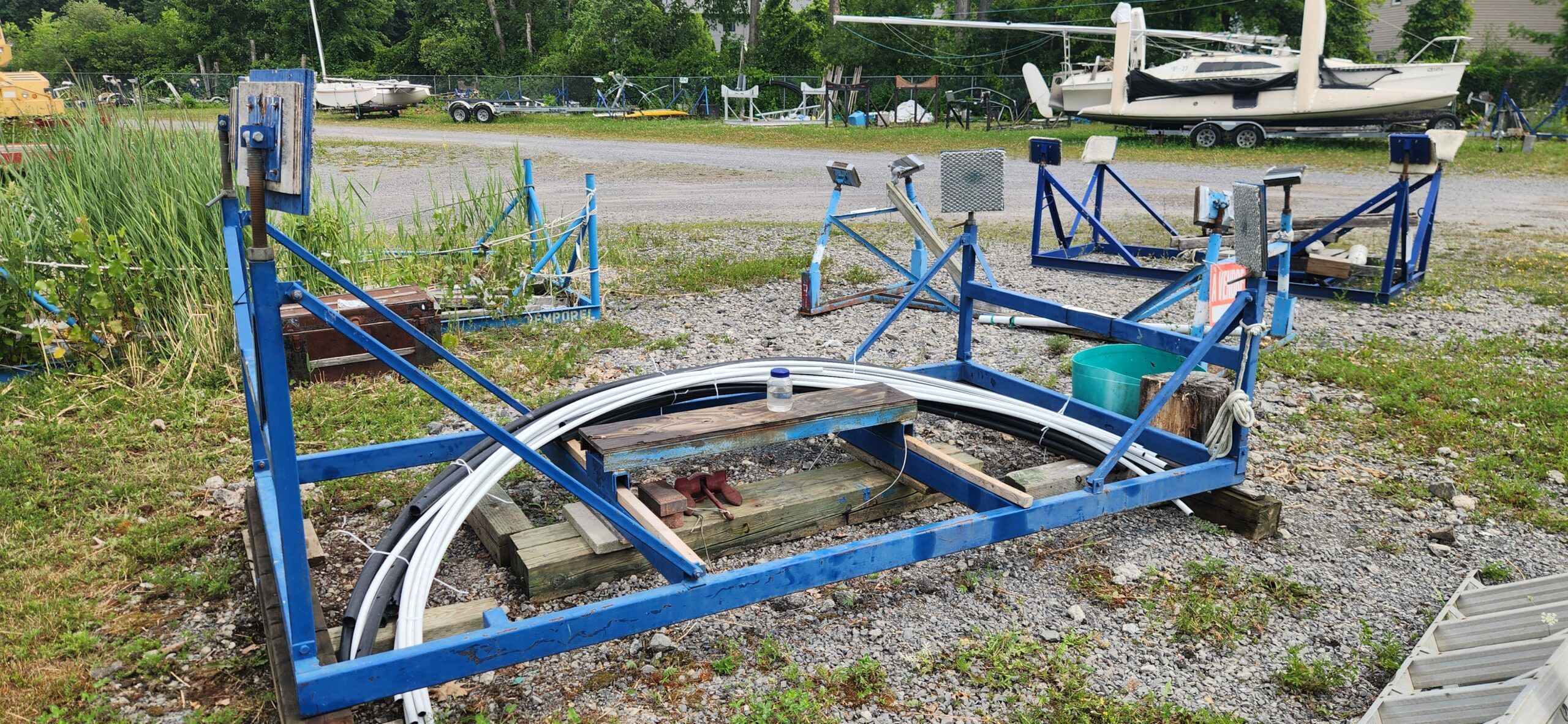 Cradle frame is properly and set and solid. (Photo/ Marc Robic)