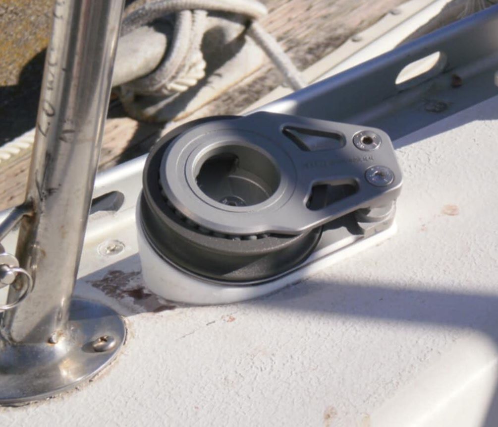 3D-printed cheek block base. (Photo/ Max Crittenden)