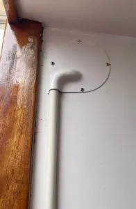 3D-printed instrument hole cover. (Photo/ Alec Torrie)