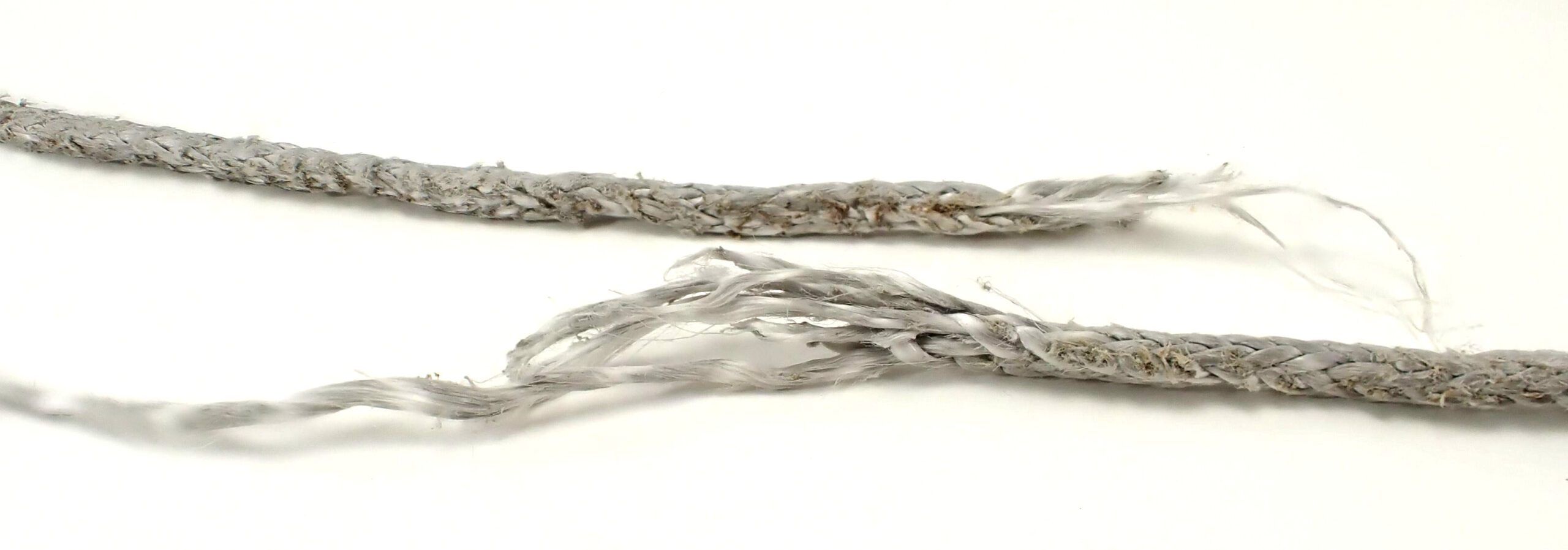 Whisker stay burned through during rough jibe. (Photo/ Drew Frye)