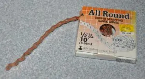 I used All Around's pre-drilled ½-in. wide 22-gauge copper plumbing strap To connect the positive terminals for each circuit breaker. (Photo/ Bert Vermeer)