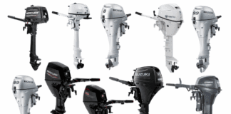 Photos courtesy of Honda Marine, Mercury Marine, Suzuki Marine, Tohatsu and Yamaha Motor Corp.