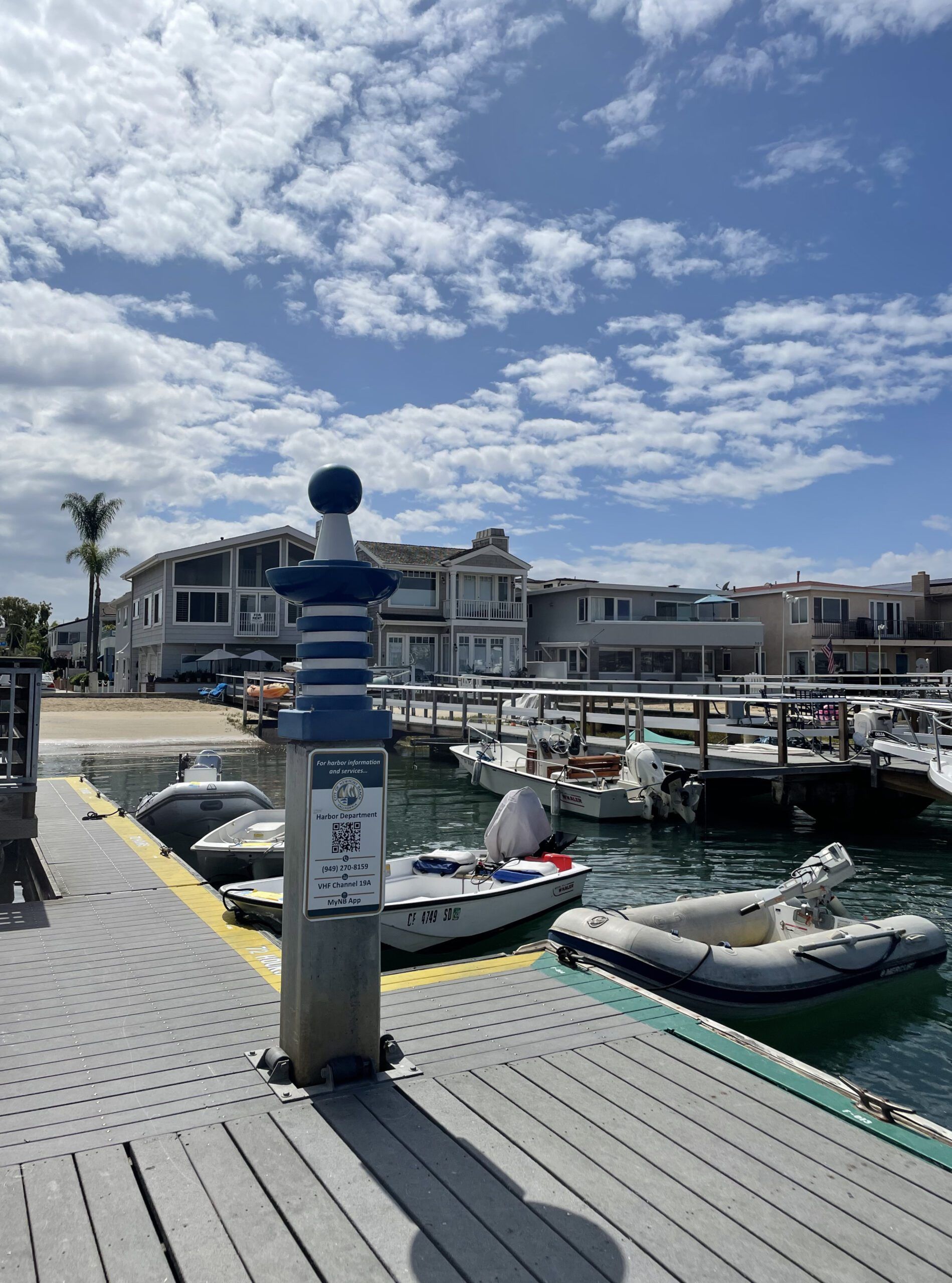 Dinghy docks in Newport Beach. (Photo/ Jaclyn Jeffrey)