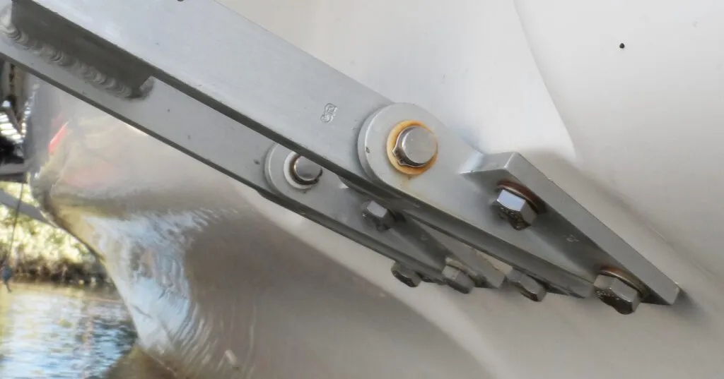 Circlip location on the F-24, luckily we found the rusted clips before their failure caused a huge problem. (Photo/ Drew Frye)