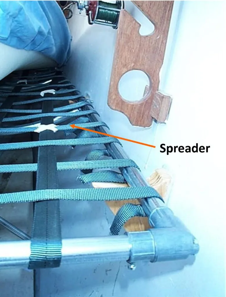 A DIY pipe berth. (Photo/ Drew Frye)