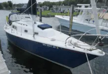 Pearson 30 Used Boat Review The Bill Shaw-designed Pearson 30 is a masthead sloop that entered production in 1971. The design became popular as both a family cruiser and performance daysailer. Courtesy of YachtWorld.com