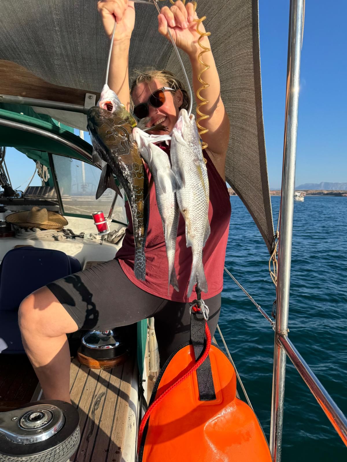 SV Yasume keeping the group fed. (Photo/ Jaclyn Jeffrey)