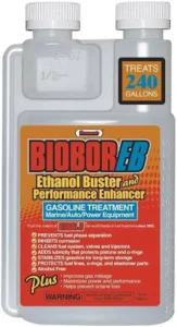 Biobor Ethanol Buster earned our Best Choice for fuel additives that fight corrosion.