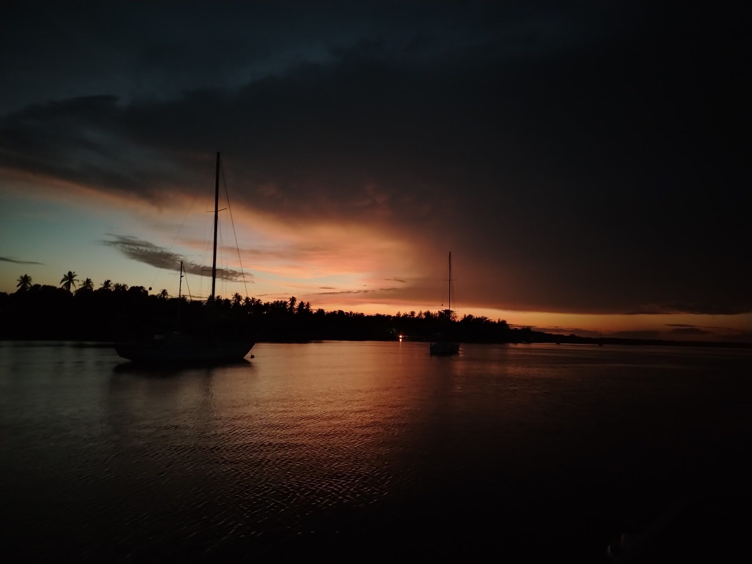 Sunsets from the mooring field. (Photo/ Jaclyn Jeffrey)