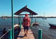 El Salvador as a Hurricane Hole: Safe Haven or Risky Refuge? Bill and Jean’s dinghy dock. View of the mooring field. (Photo/ Jaclyn Jeffrey)