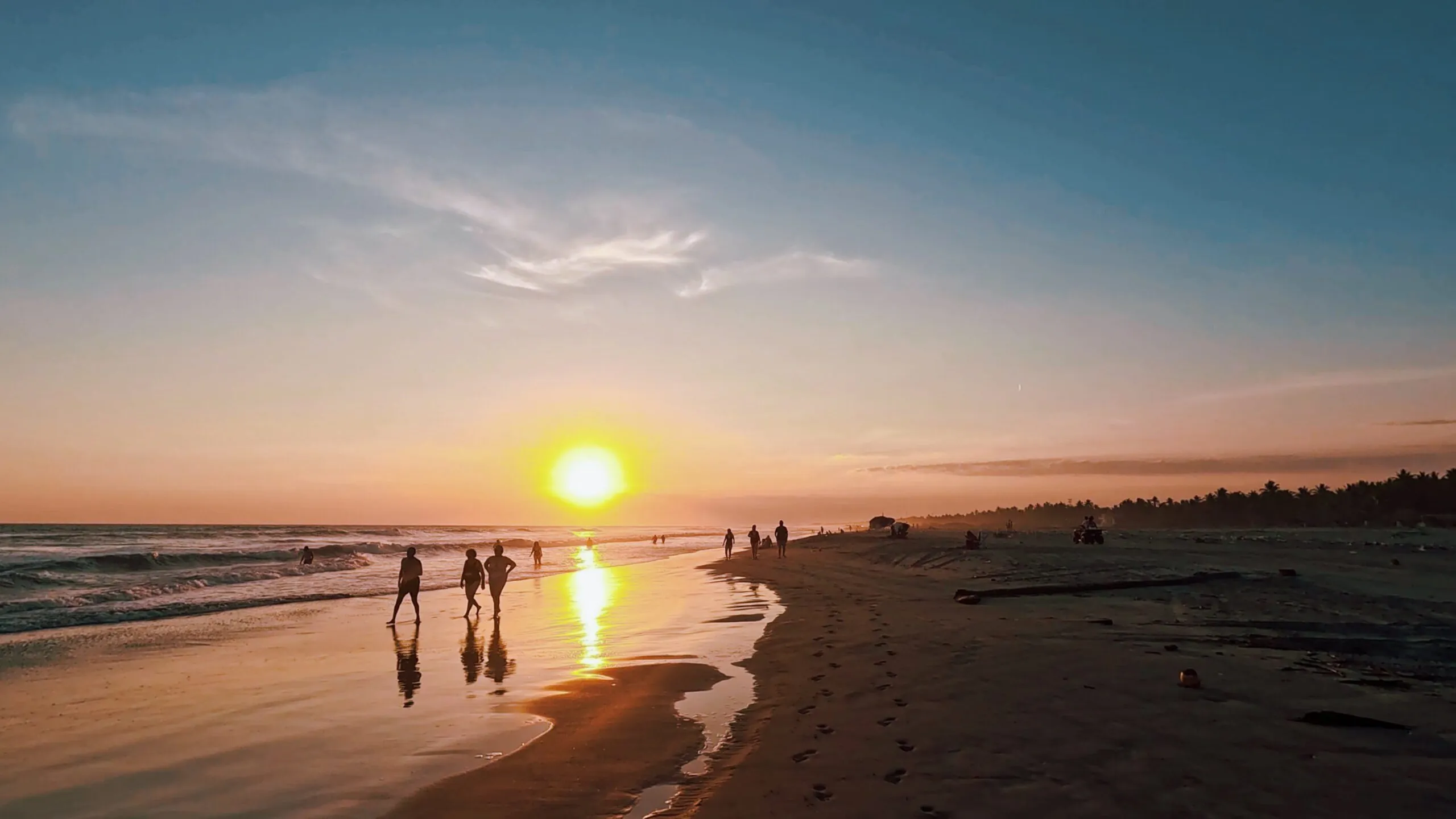 The Costa del Sol beach is miles and miles long. Plus, it's never really busy. (Photo/ Jaclyn Jeffrey)