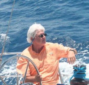 Gerry Hutchins, the late leader of Com-Pac Yachts, in an undated photo from the company’s Facebook page.