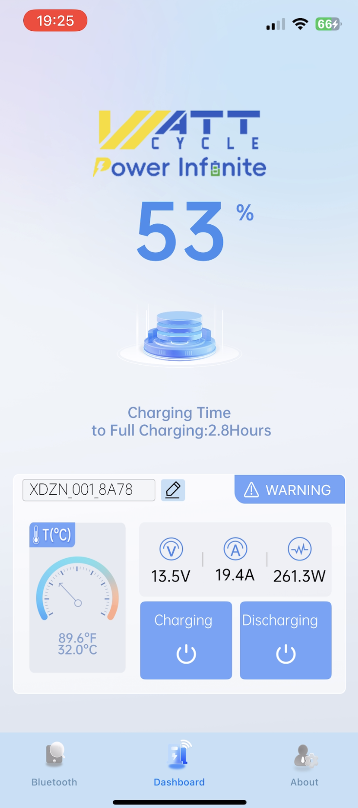 An example of what smart batteries can show you on your device. (Image/ Eric Andrew Wallace)