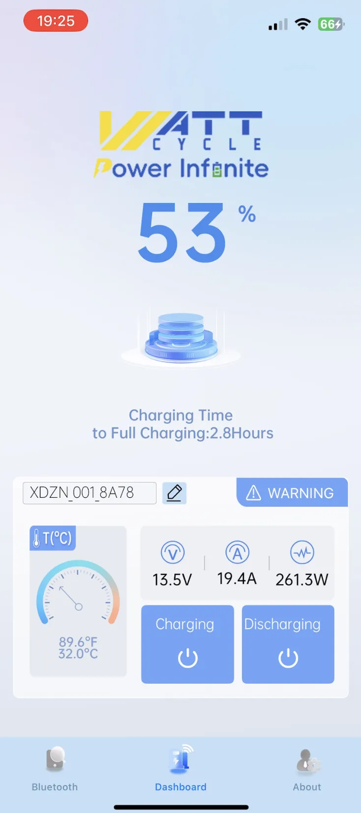 An example of what smart batteries can show you on your device. (Image/ Eric Andrew Wallace)