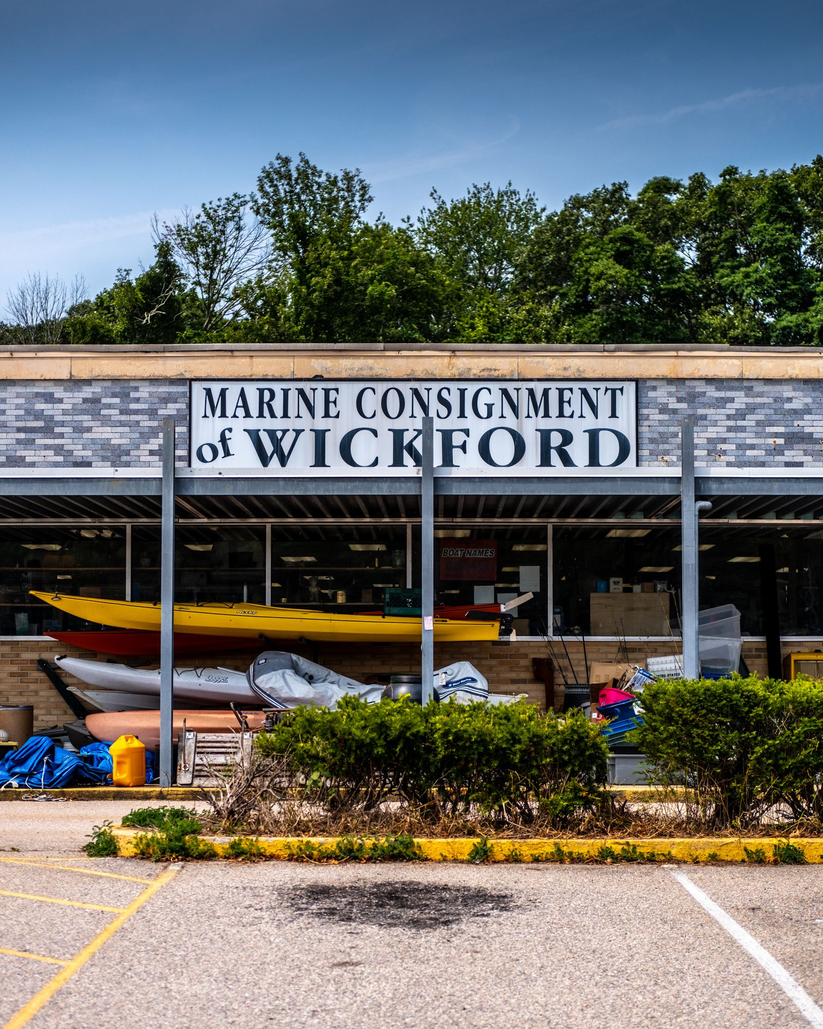 Marine Consignment of Wickford's shelves overflow with everything from foulies to vintage electronics. Owner Sam Angelini has spent 26 years building a shop where sailors can find tested gear for specific system components rather than complete electronics suites. (Photo/ Todd Vorenkamp)