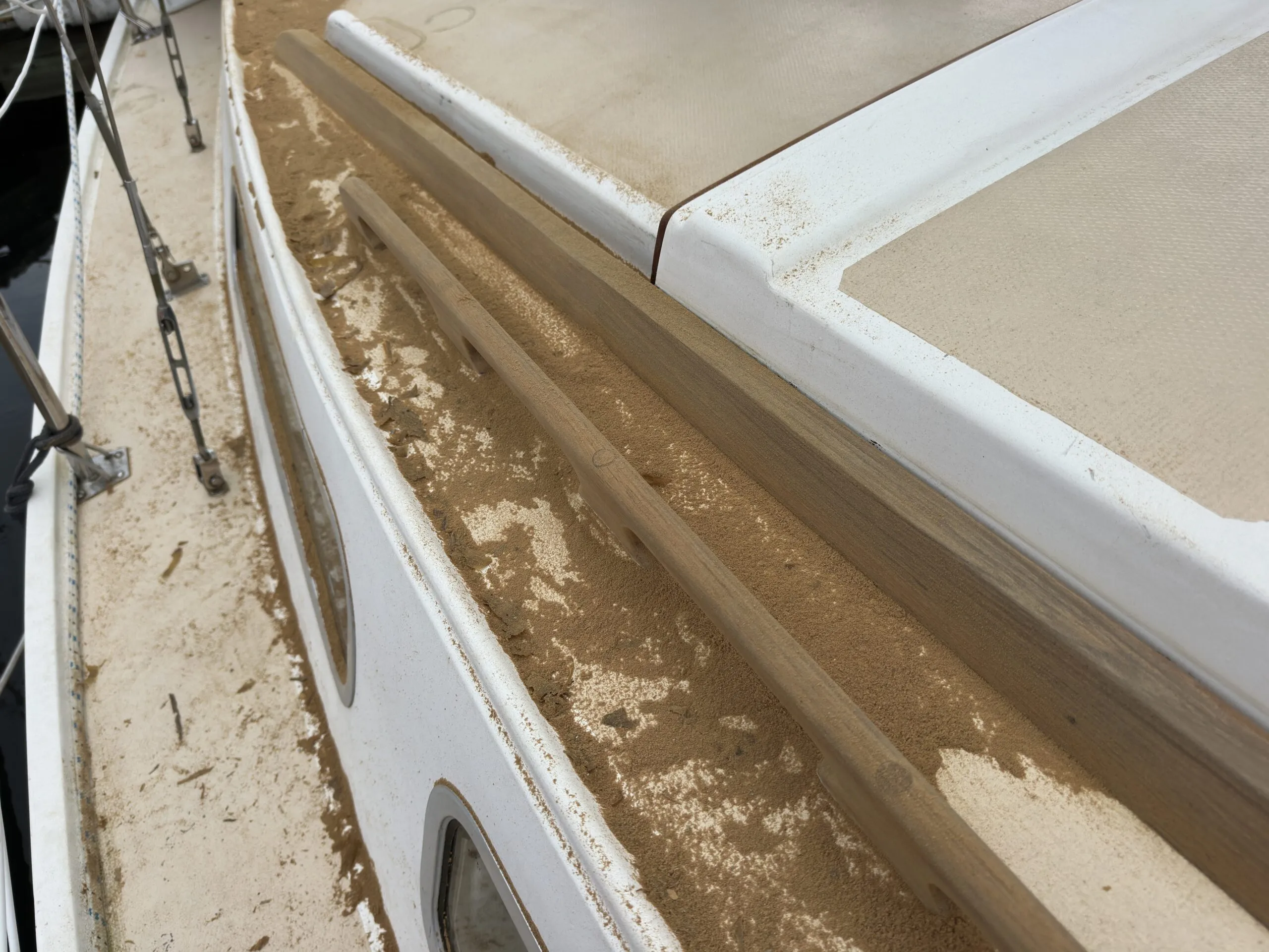 Sanded down to 120 grit. (Photo/ Bert Vermeer)