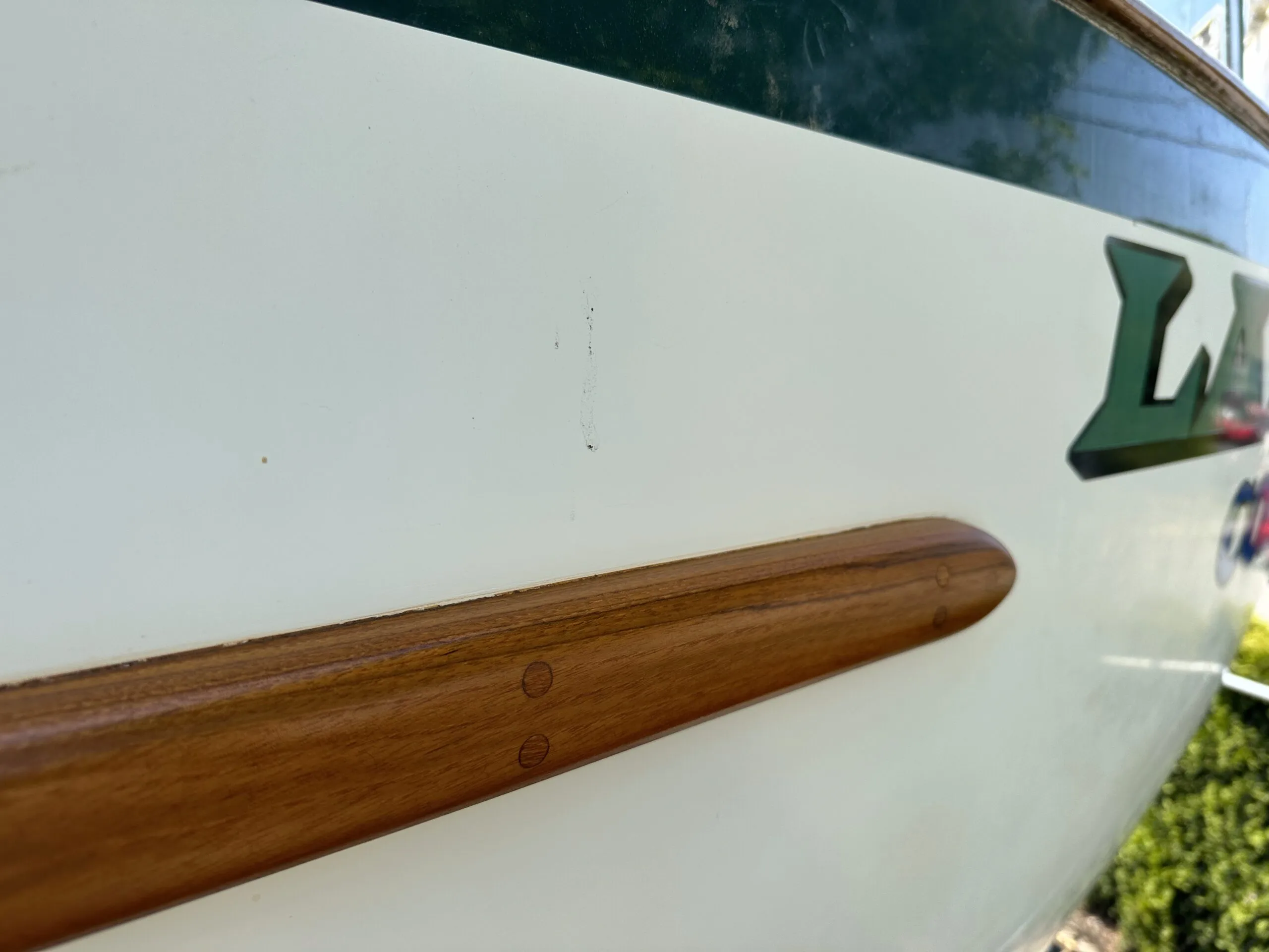 Semco applied and wiped clean, good for six months. (Photo/ Bert Vermeer)