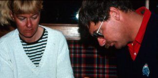 A bit of triage for Carey's ripped fingers. (Photo/ Bert Vermeer)