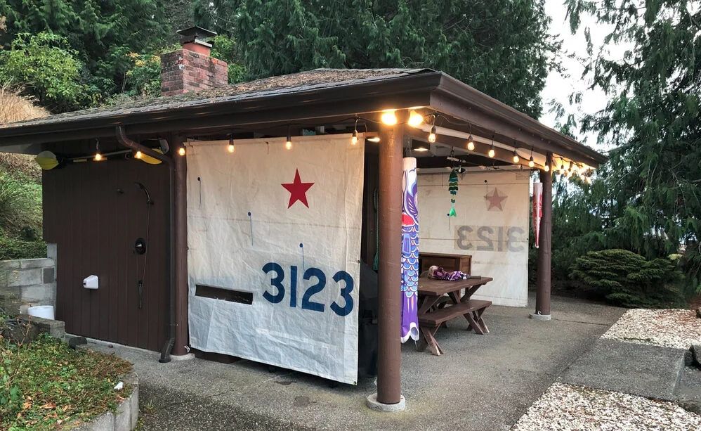 Emiliano Marino, of The Artful Sailor, has found new uses for old sails including cabana curtains. (Photo/ The Artful Sailor)