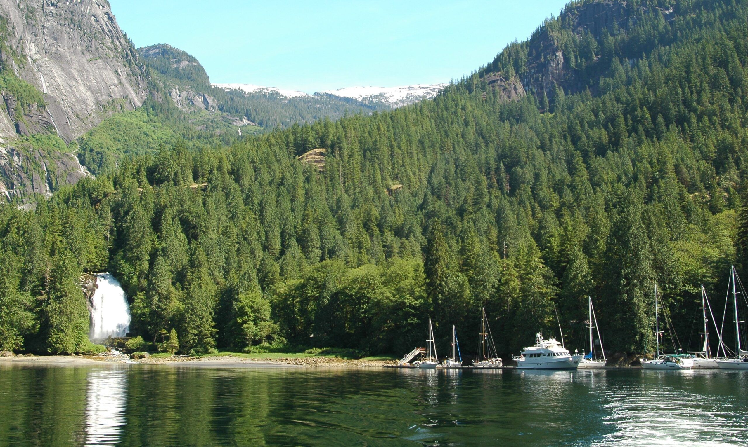 Chatterbox Falls, at the end of Louisa Inlet in British Columbia. (Photo/ Bert Vermeer)
