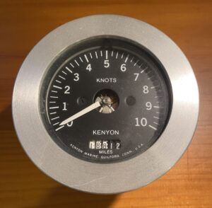 With felt feet on the back, this knotmeter becomes a conversation starter for your office. (Photo/ Doug Henschen)