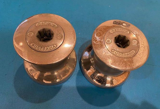 Single-speed, non-self-tailing winches make great door stops or book ends, while smaller examples can serve as paper weights or salt and pepper shakers. (Photo/ Doug Henschen)