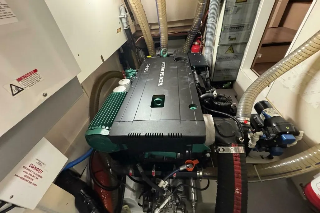 Easy engine access makes dealing with maintenance underway less of a chore. (Photo/ BVI Yacht Sales)