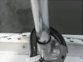 Safety Tether Caution