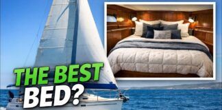 This 40 Foot Sailboat Has the Best Owner’s Bed Ever Built | Catalina 400 MKII video from Practical Sailor