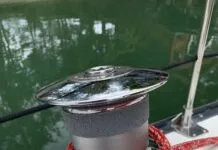 An old winch with a strip of 3M Safety-Walk tape applied for extra grip. (Photo/ Bert Vermeer)