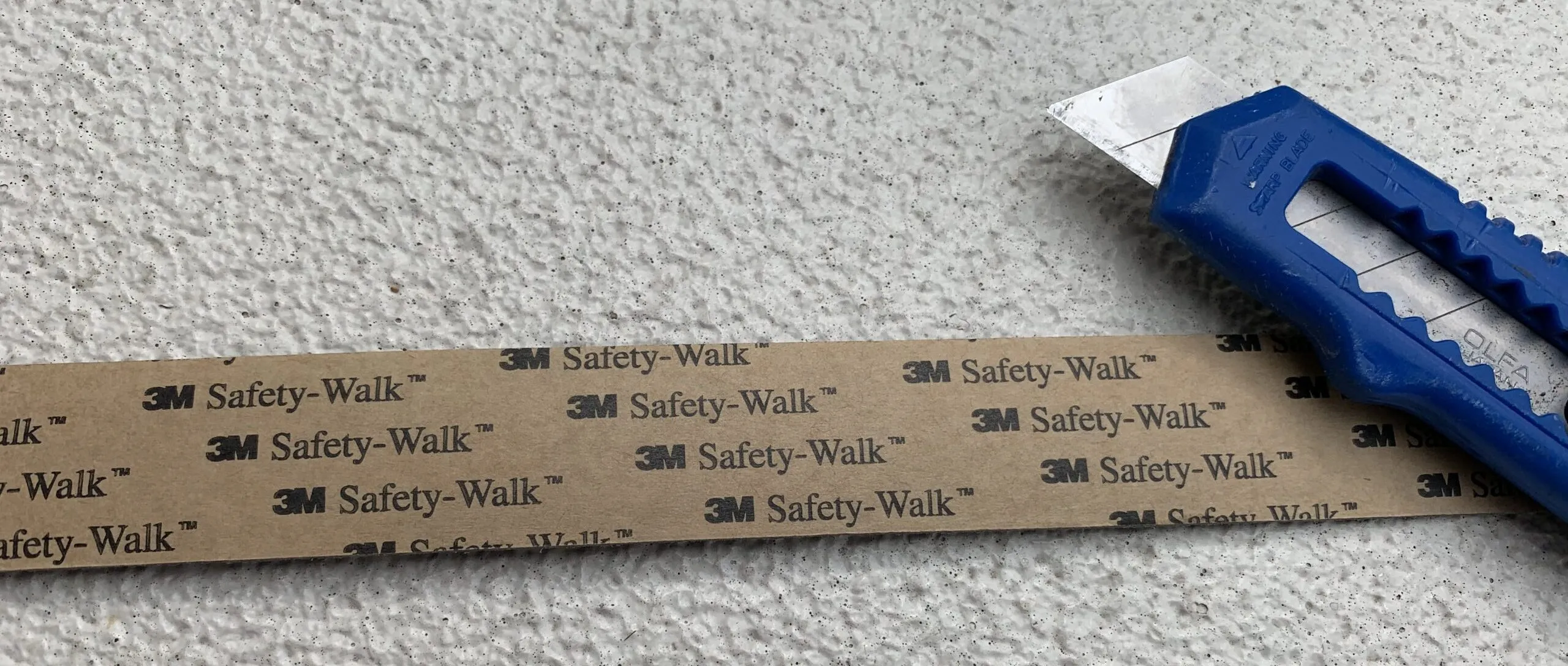 3M Safety-Walk tape is readily available, affordable and easy to work with. (Photo/ Bert Vermeer)