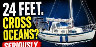 This 24 Foot Sailboat Can Cross Oceans… Seriously video from Practical Sailor