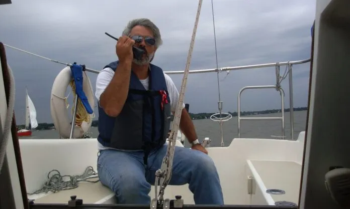 Sailors should always monitor Channel 16 while underway—it’s the frequency most likely to connect a distress call with nearby boaters and rescue teams within minutes. (Photo/ Marc Robic)