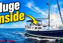 The MASSIVE Hunter Deck Saloon 41 The MASSIVE Hunter Deck Saloon 41 video from Practical Sailor