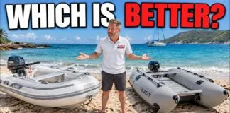 RIB vs Inflatable Catamaran Dinghy video from Practical Sailor